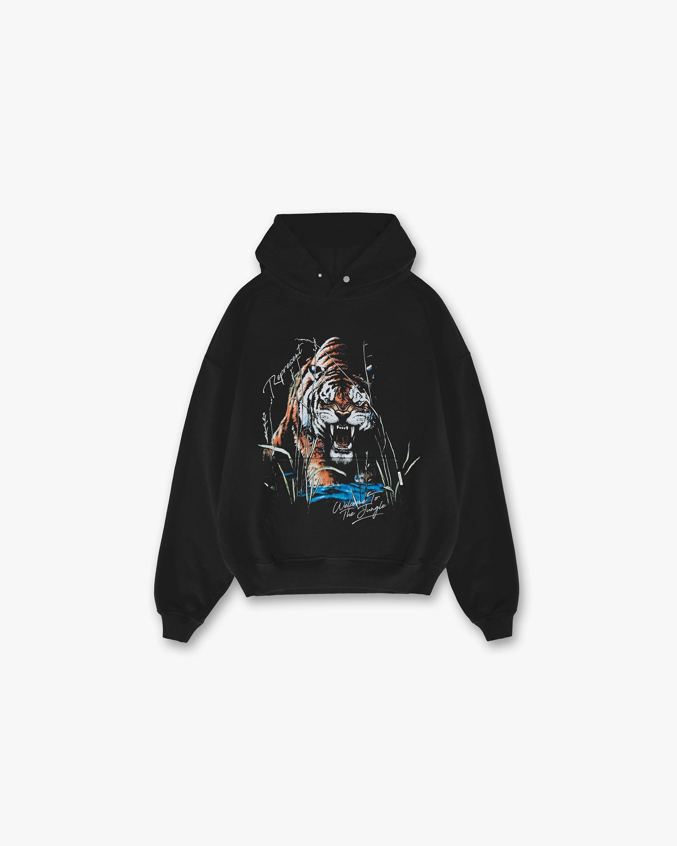 Welcome To The Jungle Hoodie - Off Black